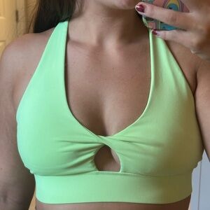 Fabletics Oasis Twist Medium Support Sports Bra